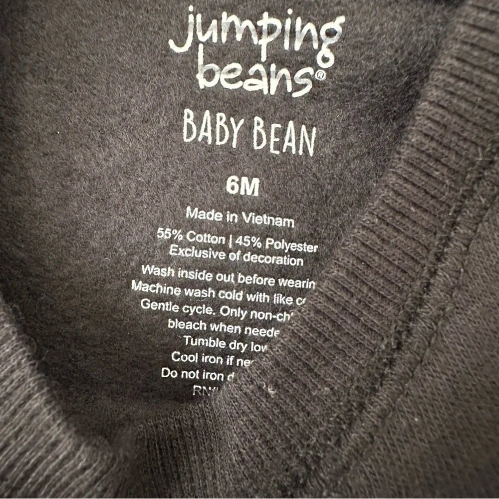 Jumping Beans Halloween Skeleton Sweatsuit Size 6 Months